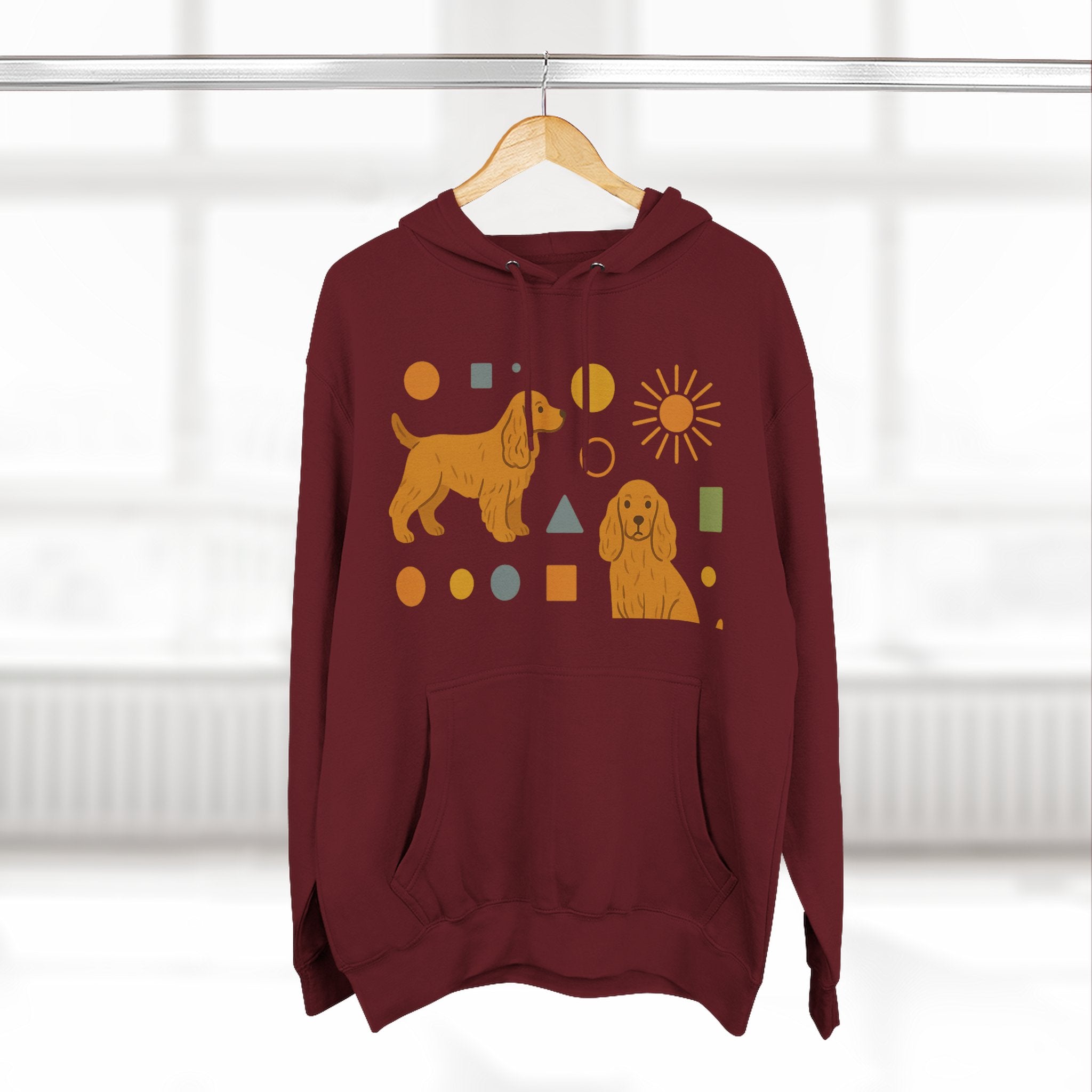 Cocker Spaniel Sunshine Hoodie — Retro Pet Club Graphic