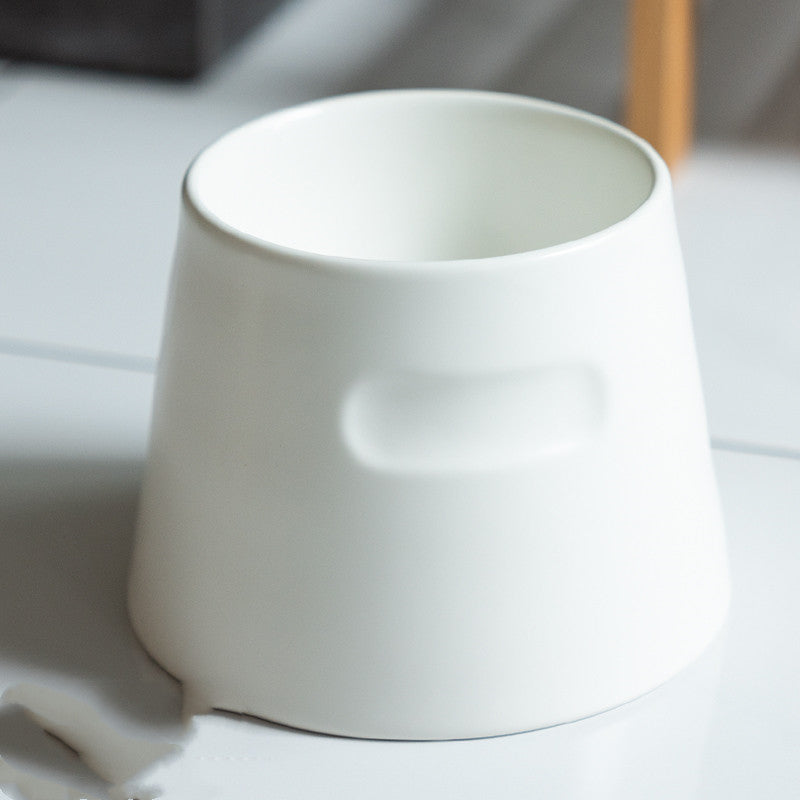 Tall No-Spill Dog Bowl for Long-Eared Breeds