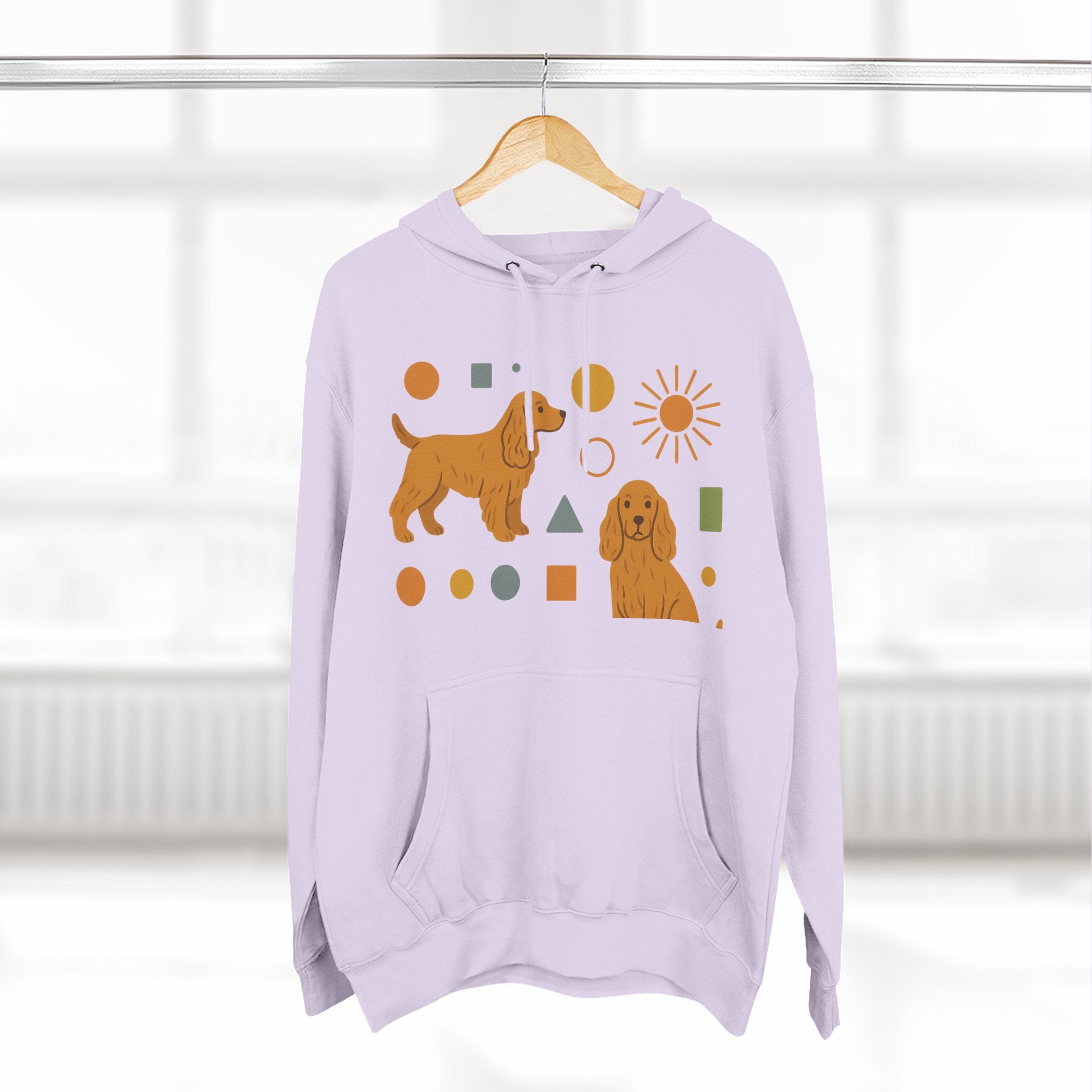 Cocker Spaniel Sunshine Hoodie — Retro Pet Club Graphic