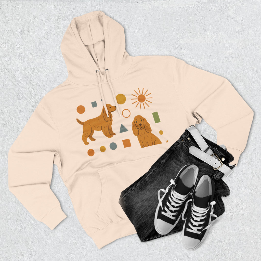 Cocker Spaniel Sunshine Hoodie — Retro Pet Club Graphic