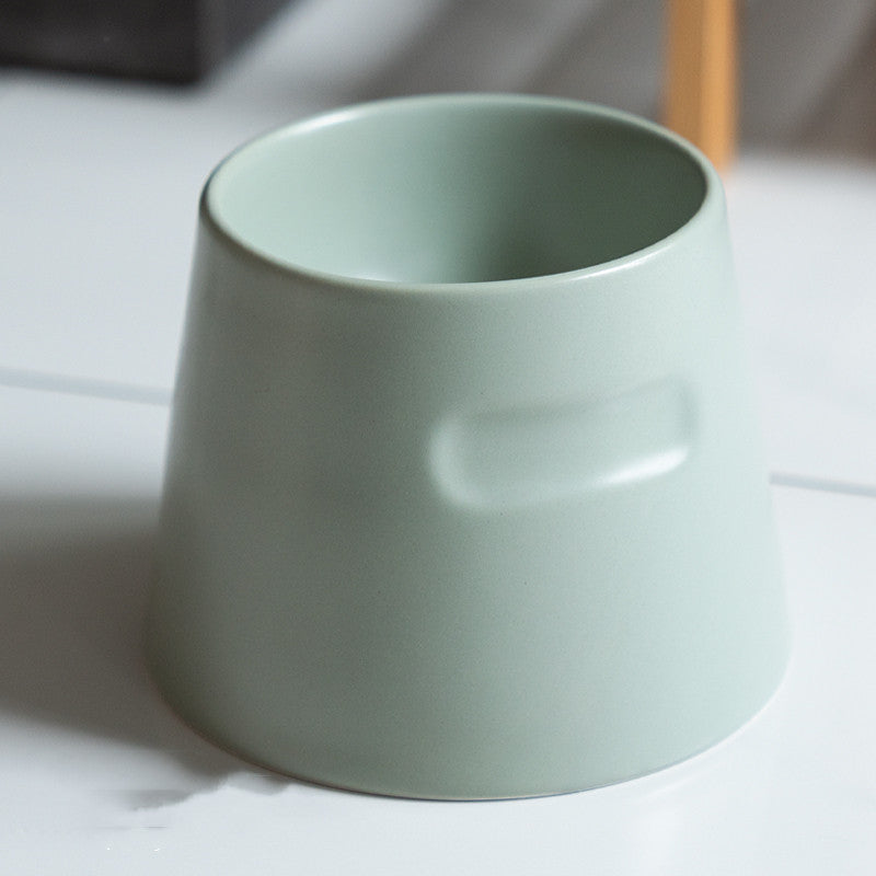 Tall No-Spill Dog Bowl for Long-Eared Breeds