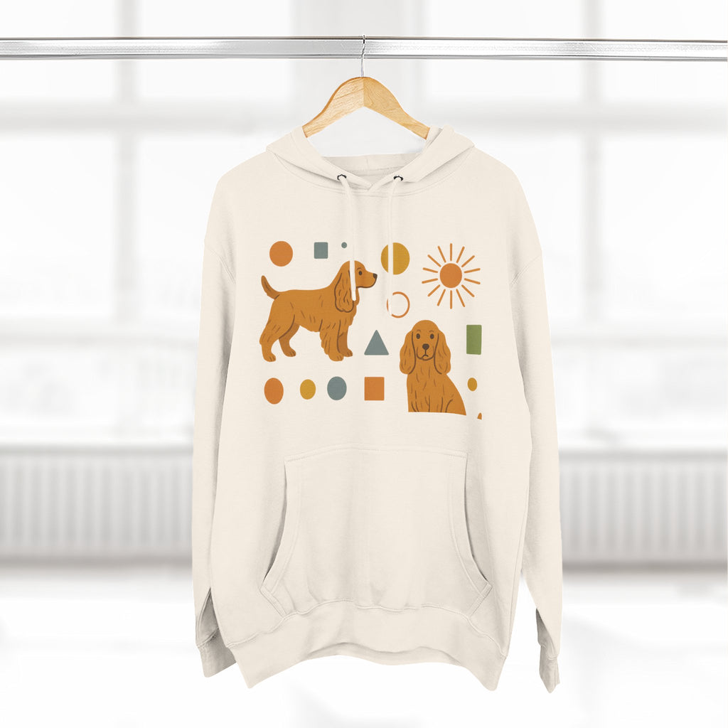 Cocker Spaniel Sunshine Hoodie — Retro Pet Club Graphic