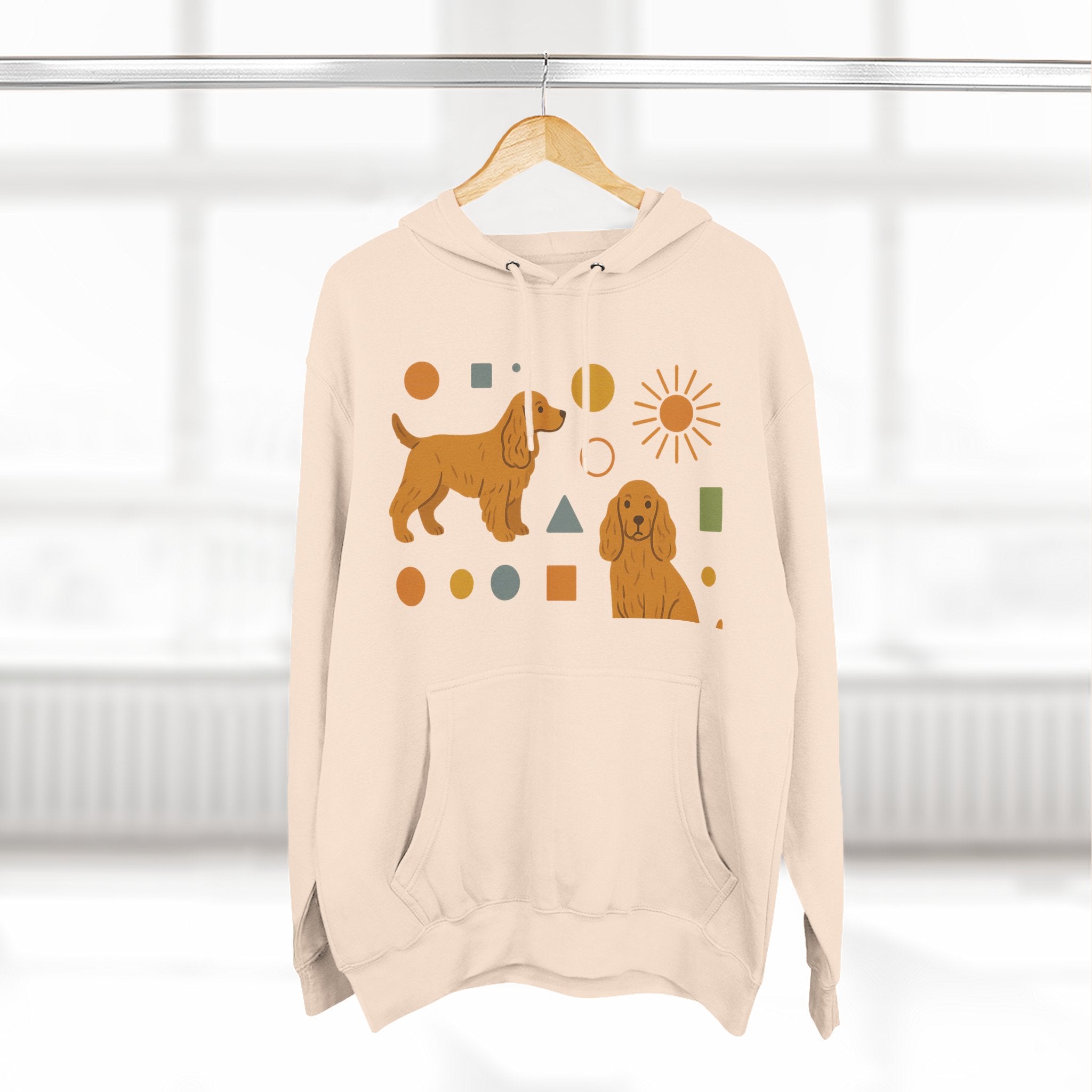 Cocker Spaniel Sunshine Hoodie — Retro Pet Club Graphic