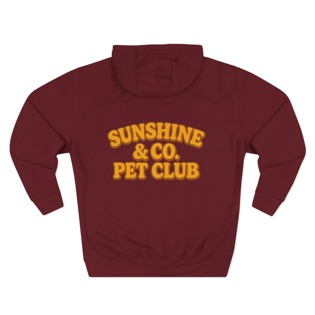 Cocker Spaniel Sunshine Hoodie — Retro Pet Club Graphic