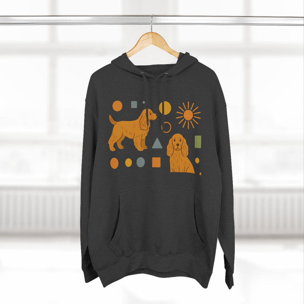 Cocker Spaniel Sunshine Hoodie — Retro Pet Club Graphic