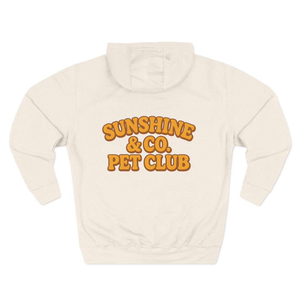 Cocker Spaniel Sunshine Hoodie — Retro Pet Club Graphic