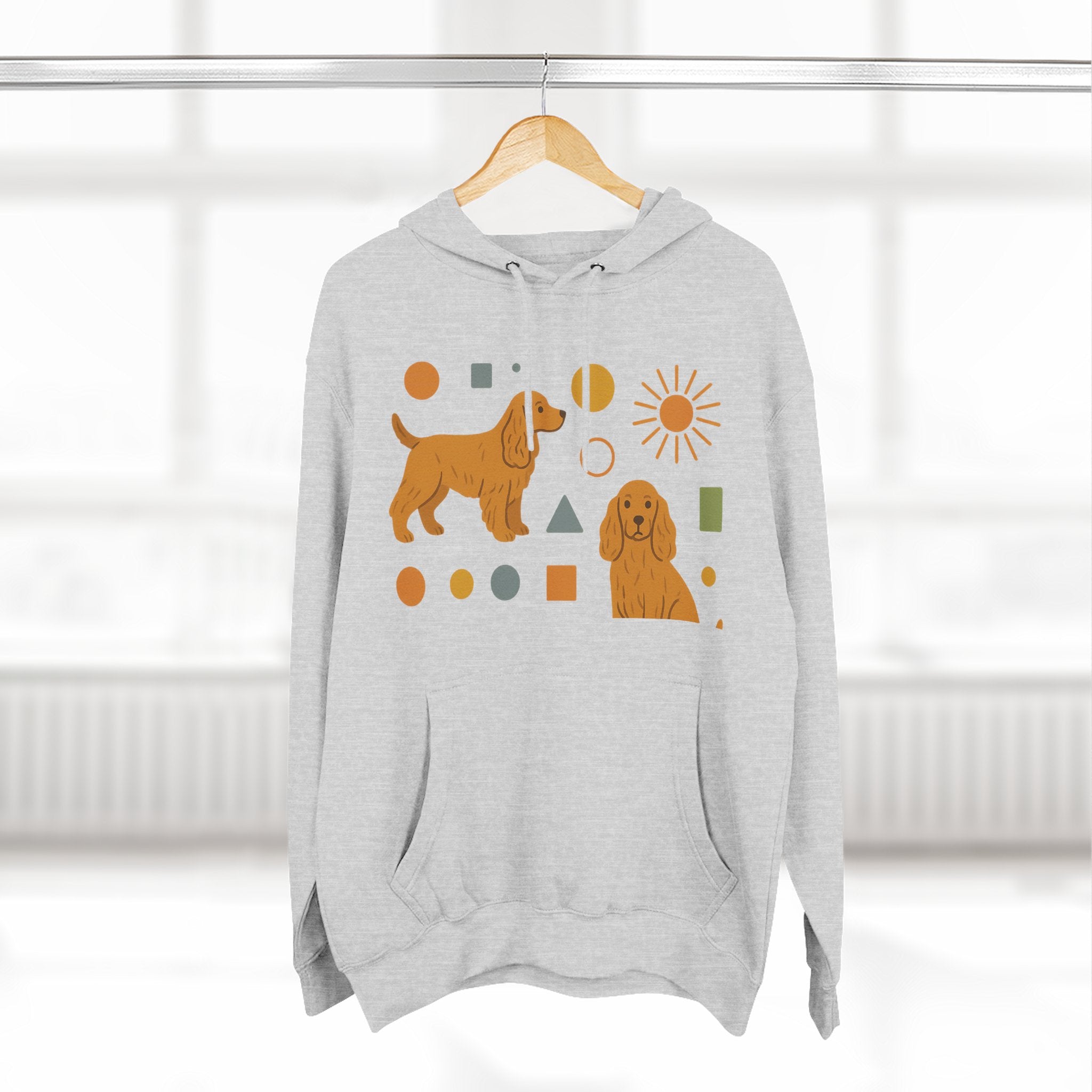 Cocker Spaniel Sunshine Hoodie — Retro Pet Club Graphic