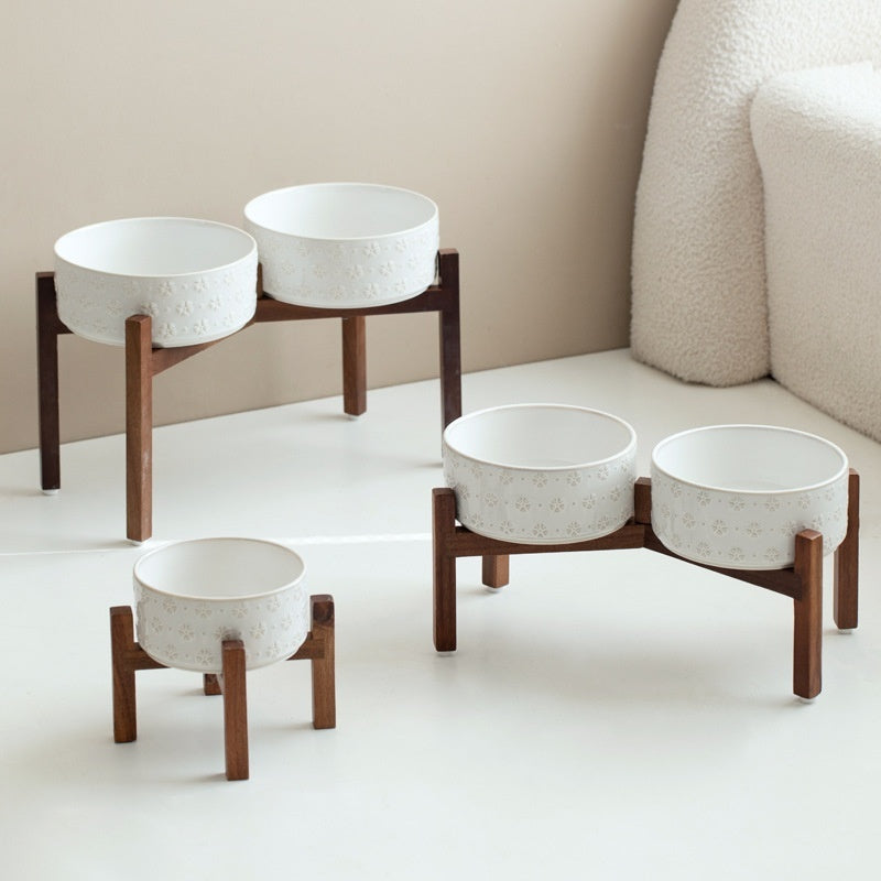 Harmony Elevated Ceramic Bowl Set