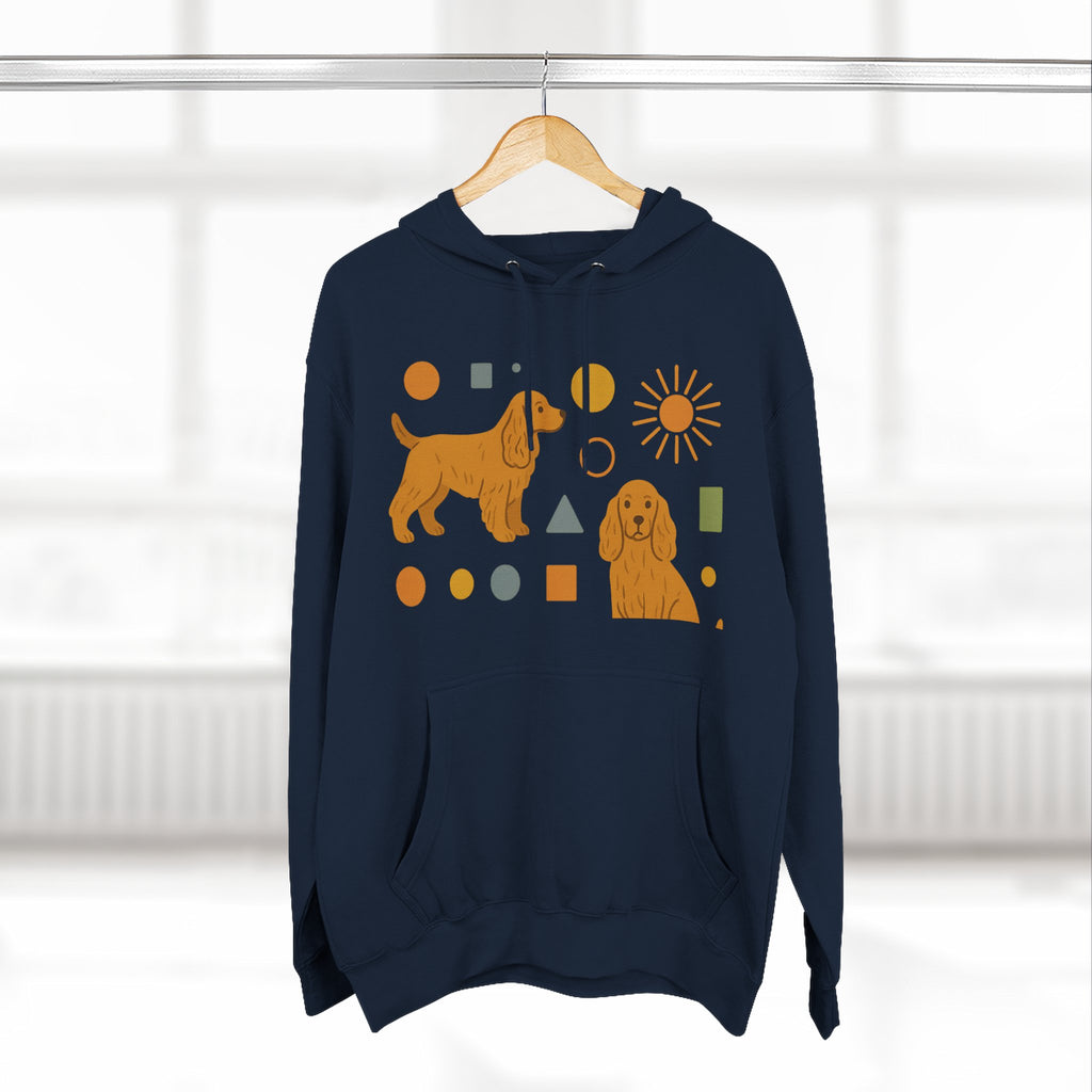 Cocker Spaniel Sunshine Hoodie — Retro Pet Club Graphic