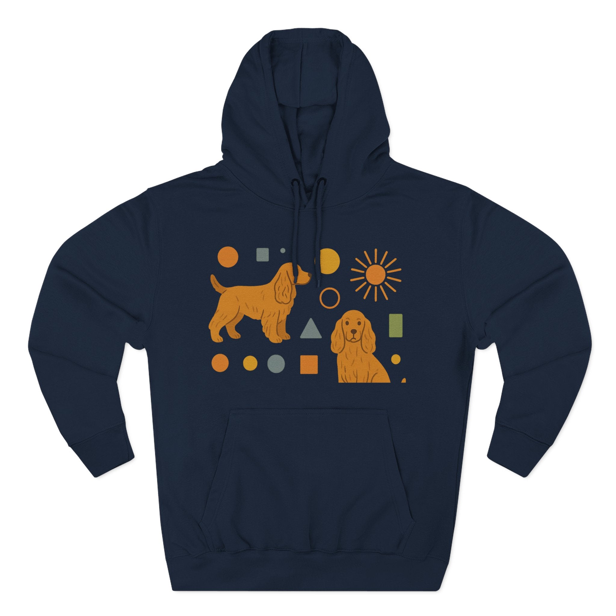 Cocker Spaniel Sunshine Hoodie — Retro Pet Club Graphic