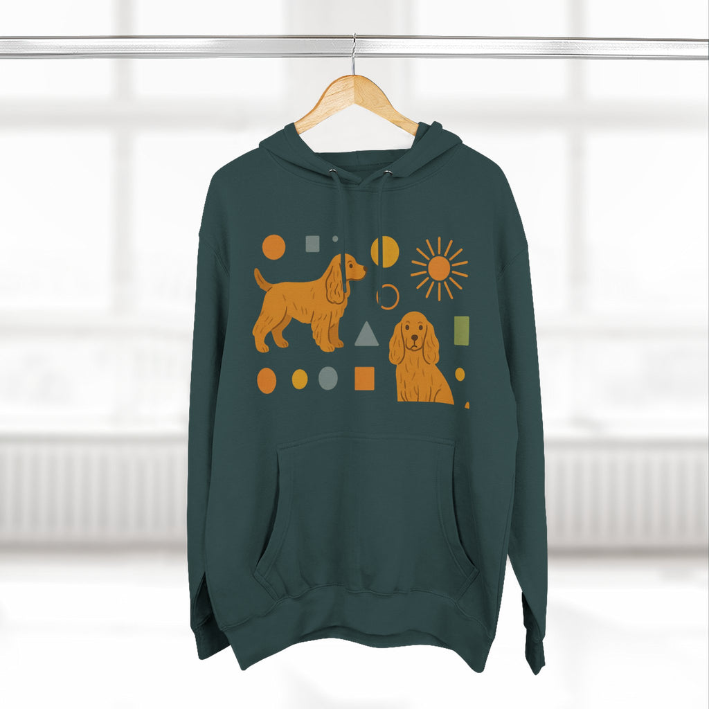 Cocker Spaniel Sunshine Hoodie — Retro Pet Club Graphic