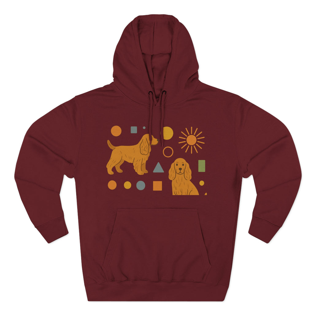 Cocker Spaniel Sunshine Hoodie — Retro Pet Club Graphic