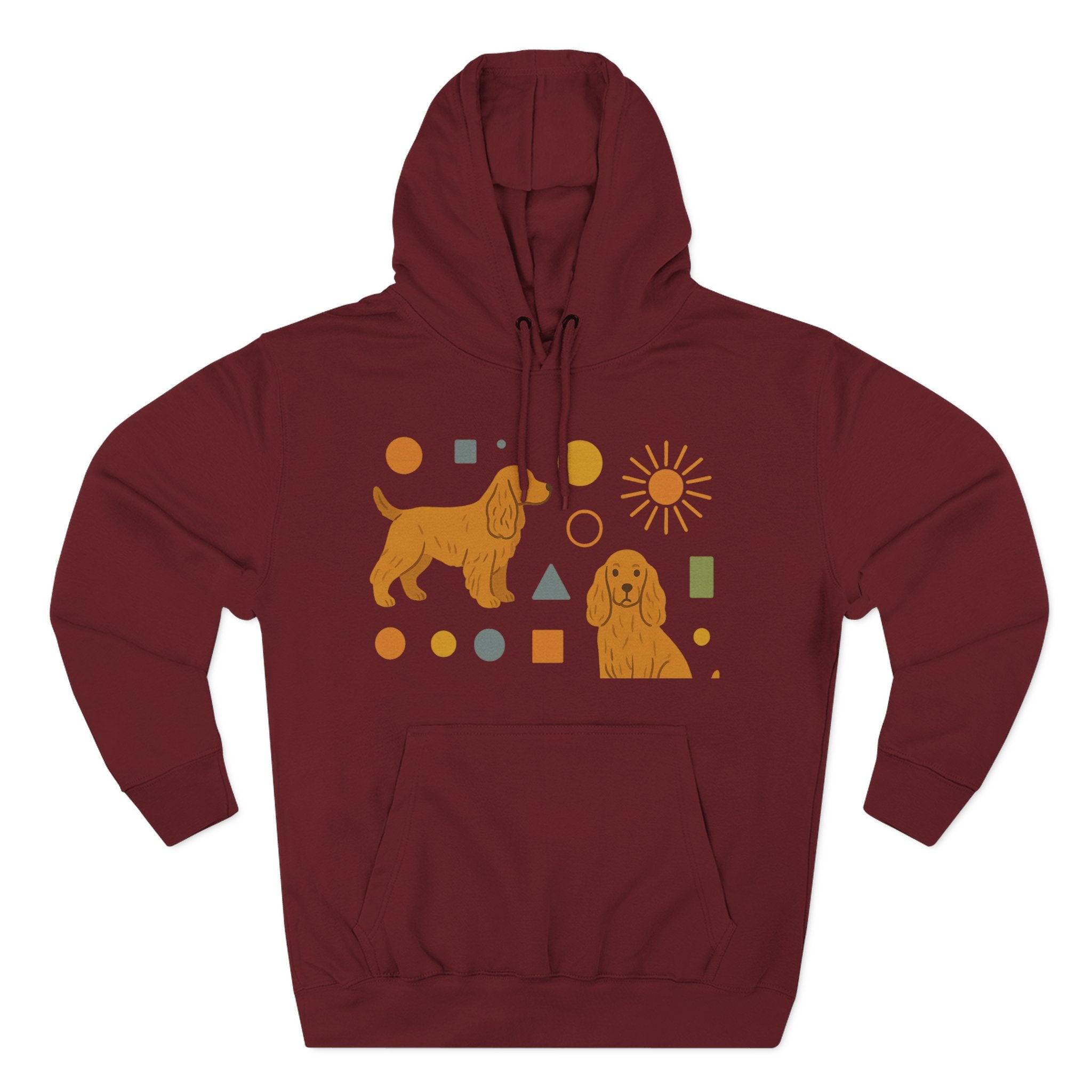 Cocker Spaniel Sunshine Hoodie — Retro Pet Club Graphic