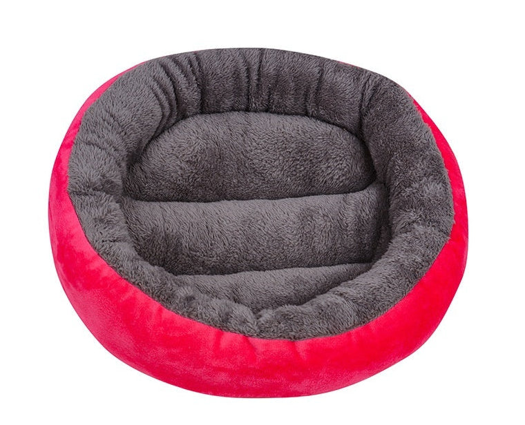 Warm Plush Dog nest Bed