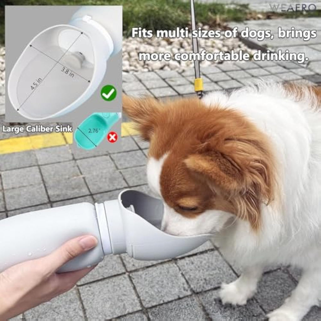 Portable Leak-Proof Dog Water Bottle – Foldable & Lightweight Travel Water Dispenser